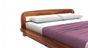 Wilbur Solid Wood King Size Non Storage Bed in Teak Finish