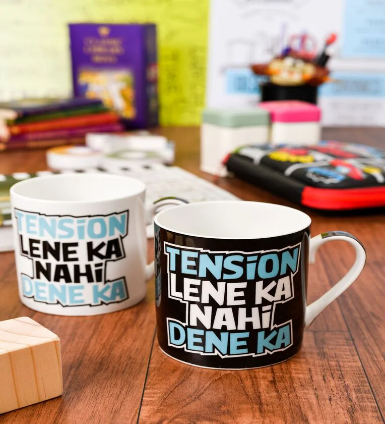 Contemporary Glass Coffee Mug (Set of 2)