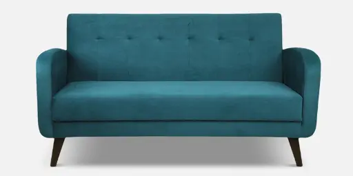 Rome Velvet 3 Seater Sofa in Green Colour