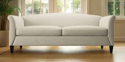 Kimber Fabric 3 Seater Sofa in Ivory Cream Colour