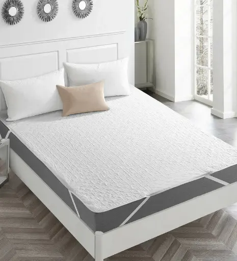Protek (78x72) Poly Cotton King Size Waterproof Mattress Protector