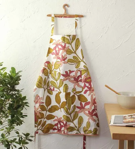 Murungai Pink Cotton Apron