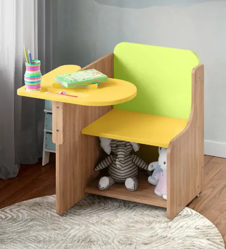 Zapper Kids Desk Chair In Green Colour
