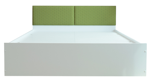 Saimaa Engineered Wood Queen Size Box Storage Bed in White Finish
