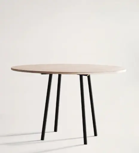 Stem Marble 4 Seater Dining Table in Ash Colour 
